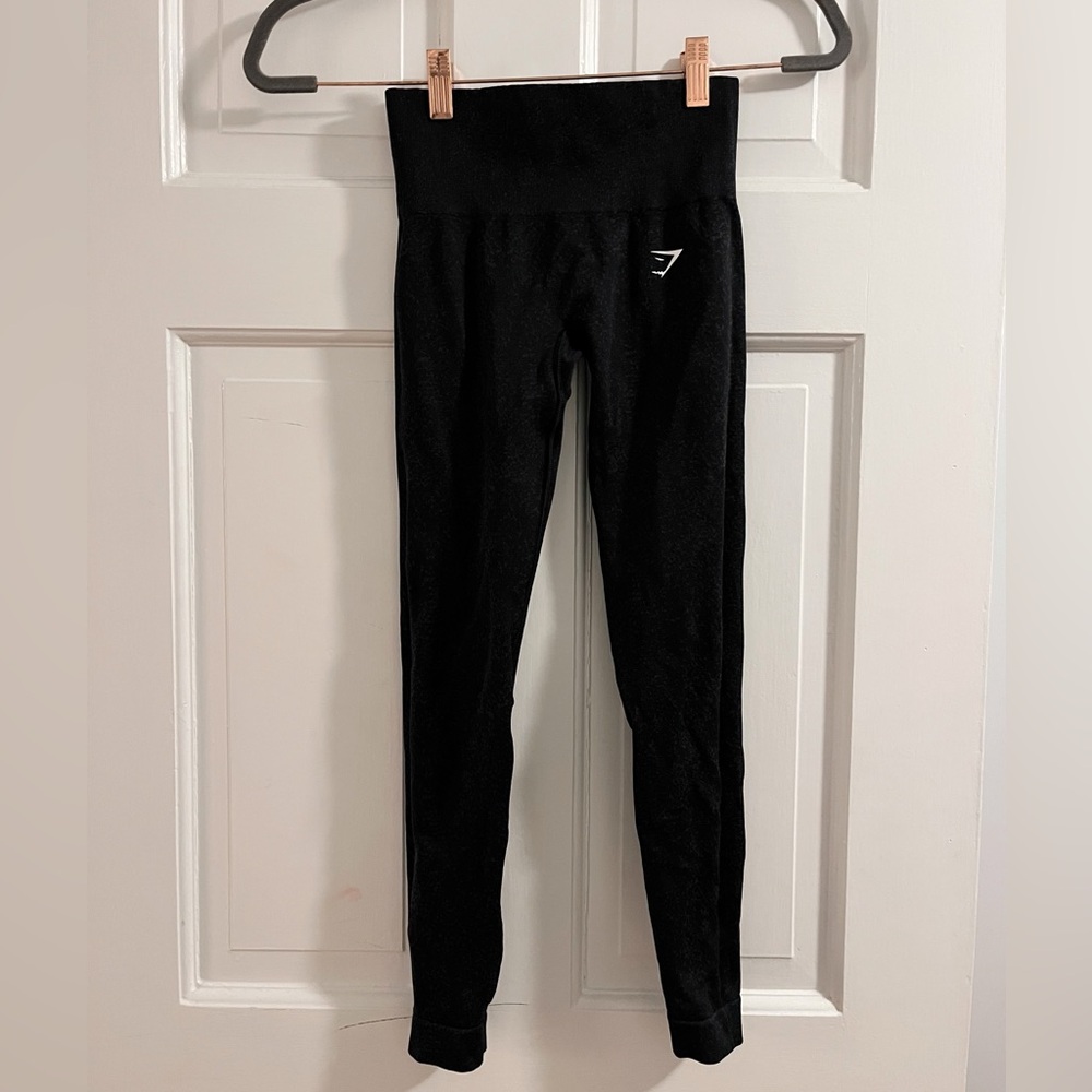 Gymshark Adapt Black Fleck Leggings in Extra Small